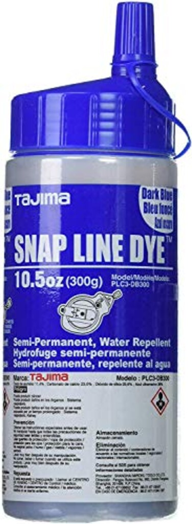 Tajima Marking Chalk, Dark Blue Semi Permanent Dye, 10.5 oz