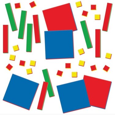 EAI Education Algebra Tiles Standard Set - 35 Pieces