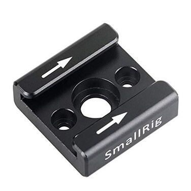SMALLRIG Cold Shoe Mount Adapter with 1/4" Thread - 1241