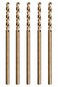 MAX-CRAFT Hss Cobalt Drill Bit Set 5/32 in. x 6 in. Aircraft Extension Extra Long Deep Hole Drilling-5Pcs