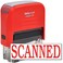 MaxMark Scanned Self Inking Rubber Stamp with Red Ink
