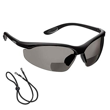 voltX CONSTRUCTOR Smoke Bifocal Reading Safety Glasses1.5 Dioptre