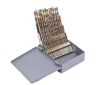 Drill America 60 Piece m42 Cobalt Screw Machine ,StubDrill Bit Set ,Wire Sizes:1 -60, D/ASTCO Series