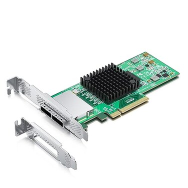 10Gtek External PCI Express SAS/SATA HBA, SAS2008 Chip, X8, 6Gb/s, Same as 9200-8E