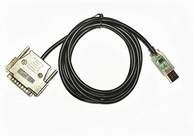 EZSync USB to RS232 ,DB25 MaleCNC Programming Cable, CNC Controls Programming,Fanuc, Yasnac, Sinumerik, etc, 1.5 Meter, EZSync014C