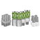 Flexzilla Pro High Flow CouplerPlug Kit, 1/4" NPT, 14-Piece - A53458FZ