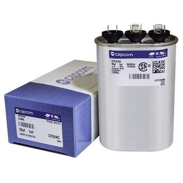 Genteq Z97F9796-355 uf MFD 370 Volt VAC - CBB65 Oval Dual Run Capacitor Upgrade