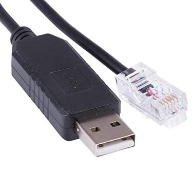 Suamdoen SRNE ML2430 Solar Charger Cable MPPT Solar Charger Controller USB RS232 Serial 6P6C Converter Adapter Cable 6ft with FT231XS Chipset Support for Win 7/8/10/XP/Android/Mac/Linux/etc