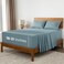Mellanni Iconic 5-Piece, Ultra Soft Sheet Set ,Split King, Spa Blue