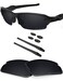 BLAZERBUCK Polarized Replacement LensesSock Kit for Oakley Flak 2.0 OO9295 - Black