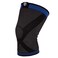 Pro-Tec Athletics 3D Flat Knee Support, Advanced Flat Knit Technology for Custom Fit, Breathable Multi-Directional Stretch Fabric, Non-Slip Gel for Enhanced Stability, Full Motion, Small, Blue/Black