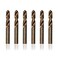 Drill America - D/ASTCO7/16P6 7/16" Cobalt Heavy Duty Split Point Stub Drill Bit ,Pack of 6, D/ASTCO Series