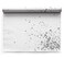 MY DRAP Washable and Reusable Cloth Placemat - 17.7 x 12.6 in ,6 Per Roll, Linen Silver Splash
