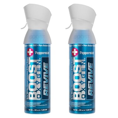 Boost Oxygen Medium Revive Peppermint 5L Canister, 2 Pack