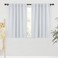 RYB HOME Short Blackout Curtains for Small Kitchen Cafe Bathroom Window