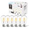 LVWIT 6 Pack ST21 LED Filament Bulb Dimmable, 5W Equivalent 40W, 470LM