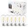 LVWIT 6 Pack ST21 LED Filament Bulb Dimmable, 5W Equivalent 40W, 470LM