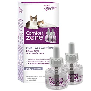 Comfort Zone Multi Cat Calming Diffuser Refill, 2 Pack