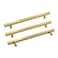Goldenwarm 10 Pack 7-1/2 Inch Gold Cabinet Handles Brass Kitchen Pulls