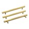 Goldenwarm 10 Pack 7-1/2 Inch Gold Cabinet Handles Brass Kitchen Pulls