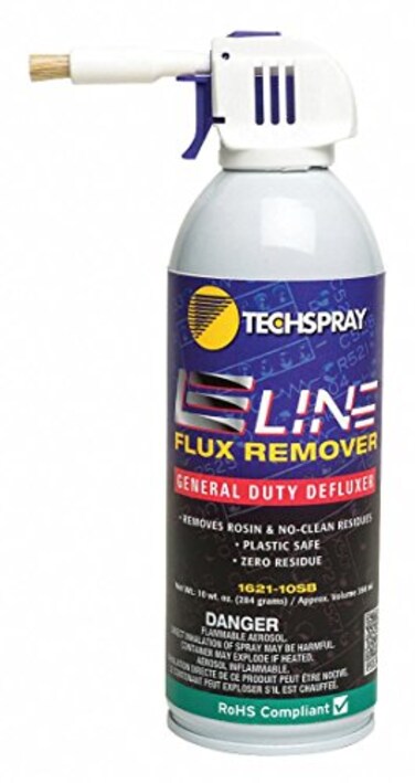 Techspray Flux Remover, Aerosol, 10 oz. Size
