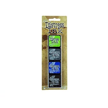 Ranger Tim Holtz Distress Mini Ink Pads 4/Pkg, Kit 14