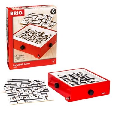 BRIO World 34020 Labyrinth GameExtra BoardsSkill-Enhancing PuzzleEngaging Activity for KidsTeensPromotes Cognitive Abilities
