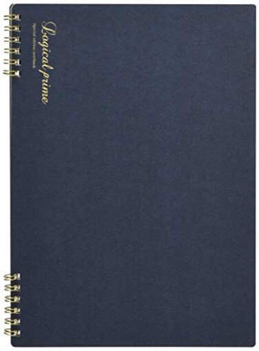 Nakabayashi 65807 Logical Prime Notebook, W-Ring Notebook, B5, B Ruled