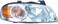 Dorman 1591974 Passenger Side Headlight Assembly