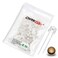 CHANZON 100 pcs 5mm Warm White Straw Hat LED Diode Lights ,DC 3V 20mA