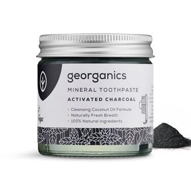 Georganics Mineral Toothpaste&ldquo; Activated Charcoal Non-Foaming Toothpaste