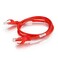 C2G 27861 Cat6 Crossover Cable - Snagless Unshielded Network Crossover Ethernet Cable, Red ,3 Feet, 0.91 Meters