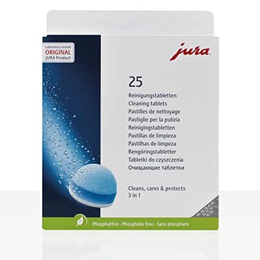 Jura 2-Phase Cleaning Tablets ,25 tablets