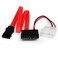 StarTech 12in Slimline SATA to SATA with LP4 Power Cable ,SLSATAF12
