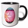 3dRose Dyed Daisy Easter Egg 11oz Two-Tone Black Mug