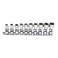 Genius Tools 10PC 3/8" Dr. Metric Universal Hand Socket Set ,12-Point- US-310M