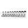 Genius Tools 10PC 3/8" Dr. Metric Universal Hand Socket Set ,12-Point- US-310M