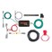 CURT Custom Wiring Harness, 4-Way Flat Output, Compatible with Select Civic