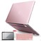 IBENZER Compatible with MacBook Pro 13 Inch Case 2015 2014 2013 end 2012 A1502 A1425, Hard Shell CaseKeyboard CoverScreen Protector for Old Version Apple Mac Retina 13, Rose Gold, R13MPK2