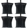 ABCCANOPY Canopy Weights 120 LBS Tent Sand Bags,4-Pack Black,No Sand