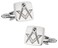 Cuff-Daddy Silver Tone Freemason Masonic Cufflinks with Presentation Box