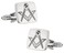 Cuff-Daddy Silver Tone Freemason Masonic Cufflinks with Presentation Box