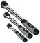 EZRED MR482 Extendable Ratchet Three Piece Set, Grey/Black