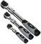 EZRED MR482 Extendable Ratchet Three Piece Set, Grey/Black
