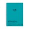 LIHIT LAB. Refillable Notebook ,Journal, Lined Paper, 9.9 x 7.3 inches, Blue Green ,N1608-28