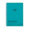 LIHIT LAB. Refillable Notebook ,Journal, Lined Paper, 9.9 x 7.3 inches, Blue Green ,N1608-28