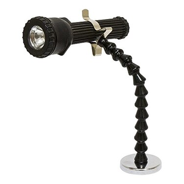 MAG-Mate MX20FLNP01 Flexible Flashlight Holder, Powerful Permanent Magnetic Base, Versatile Work Light Holder, 42 lbs. Maximum Holding Capacity, Black