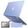 IBENZER Compatible with MacBook Pro 15 Inch Case 2015 2014 2013 2012 A1398, Hard Shell CaseKeyboard CoverScreen Protector for Old Version Apple Mac Retina 15, Serenity Blue, R15SRL2