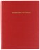 BookFactory Red Engineering Notebook, Hardbound, 168 Pages