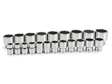 TEKTON 3/4 Inch Drive 12-Point Socket Set, 21-Piece ,3/4-2 in.SHD93015